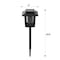 Nature Spring Solar Powered Light, Mosquito and Insect Bug Zapper, LED/UV Radiation Outdoor Stake Fixture 673035OYL - alternate 3